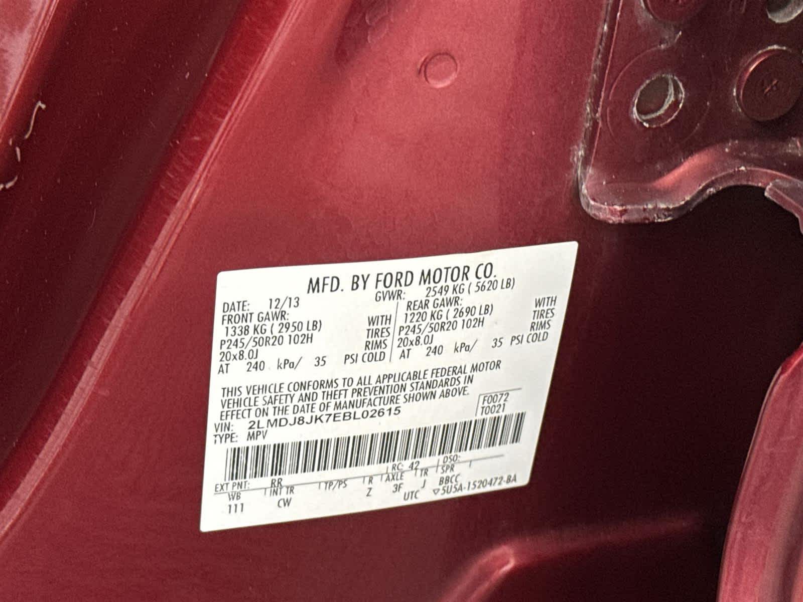 Thumbnail: 2014 Lincoln MKX - 31