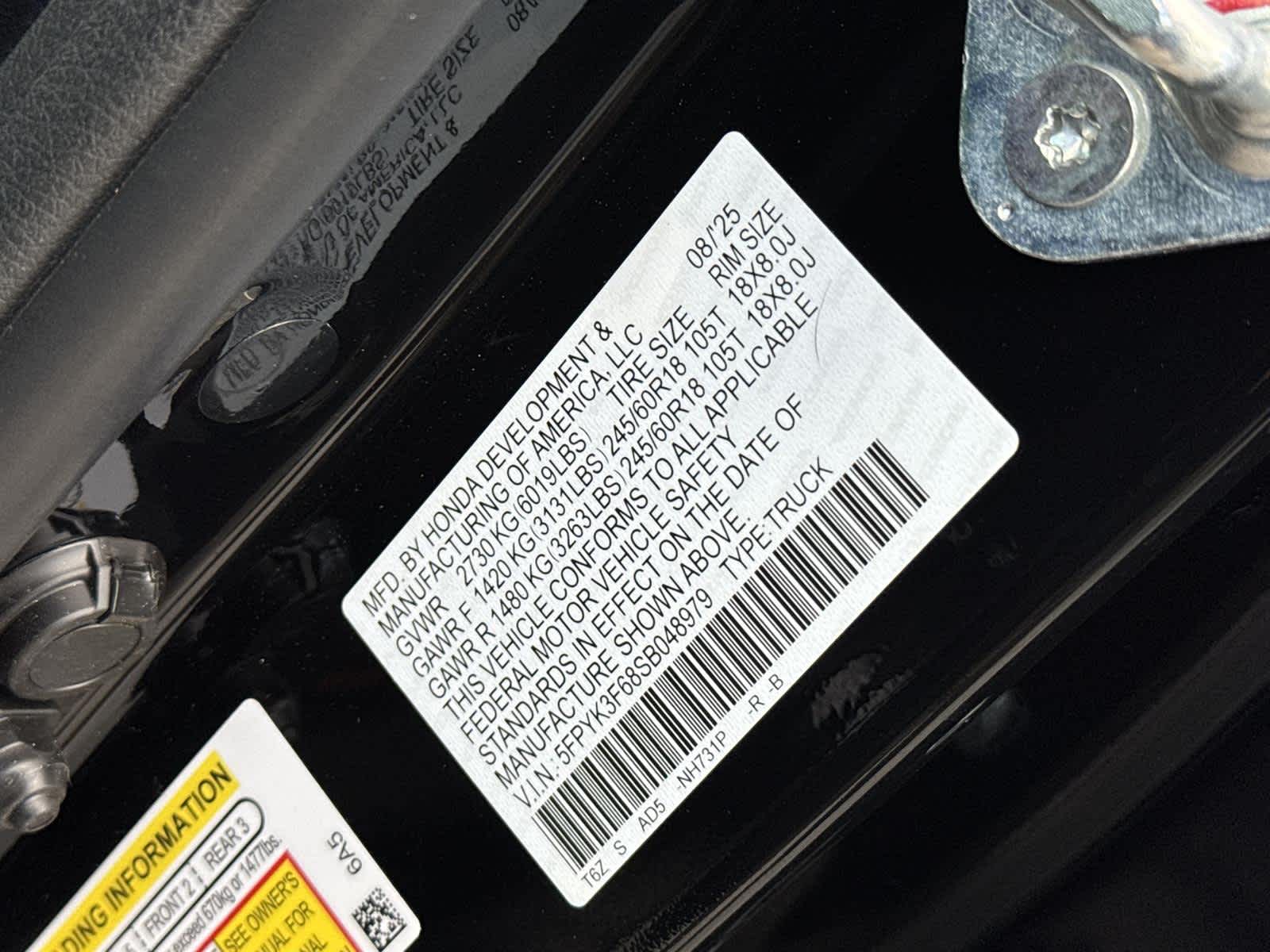 Thumbnail: 2025 Honda Ridgeline - 34