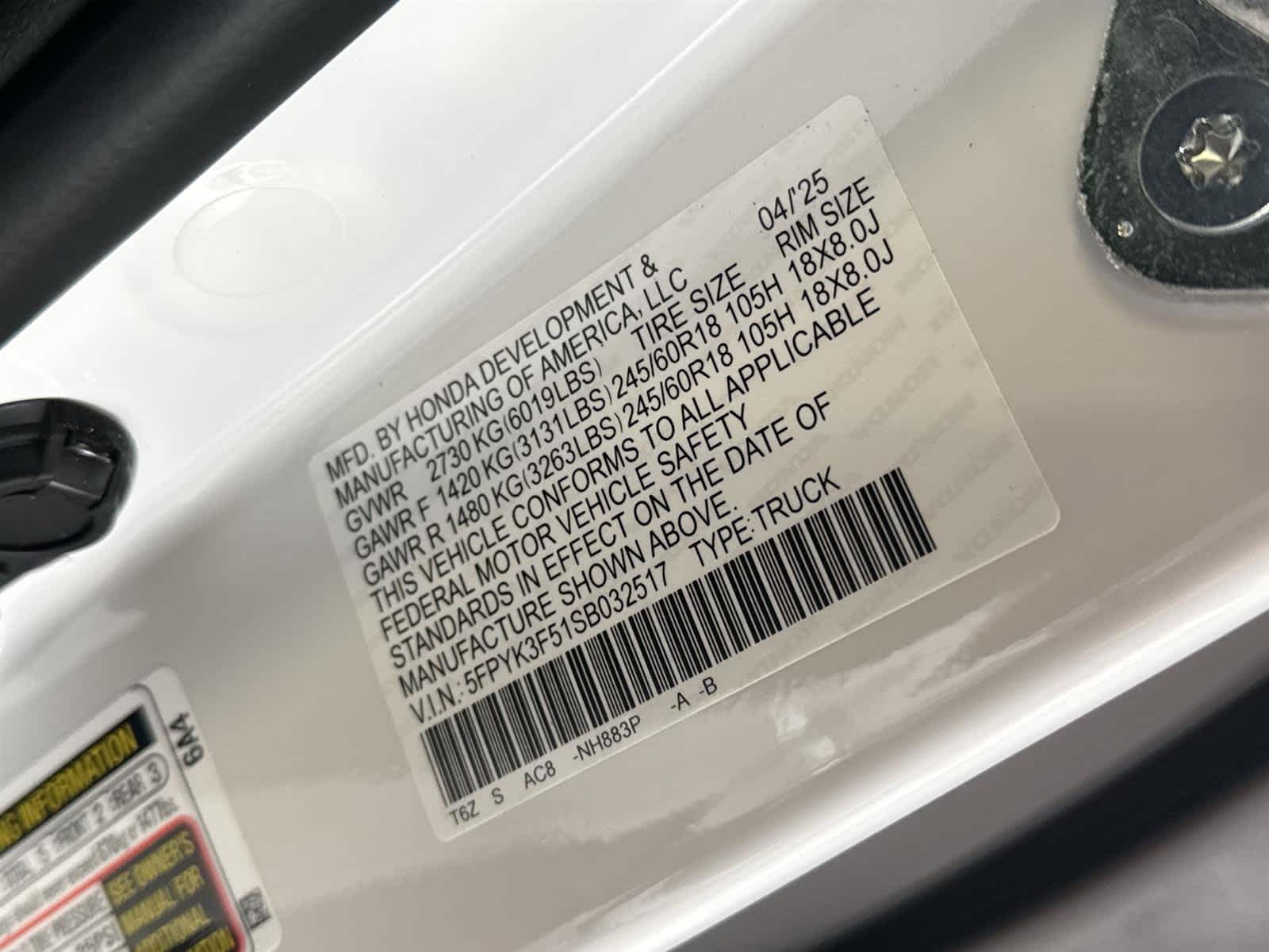 Thumbnail: 2025 Honda Ridgeline - 33