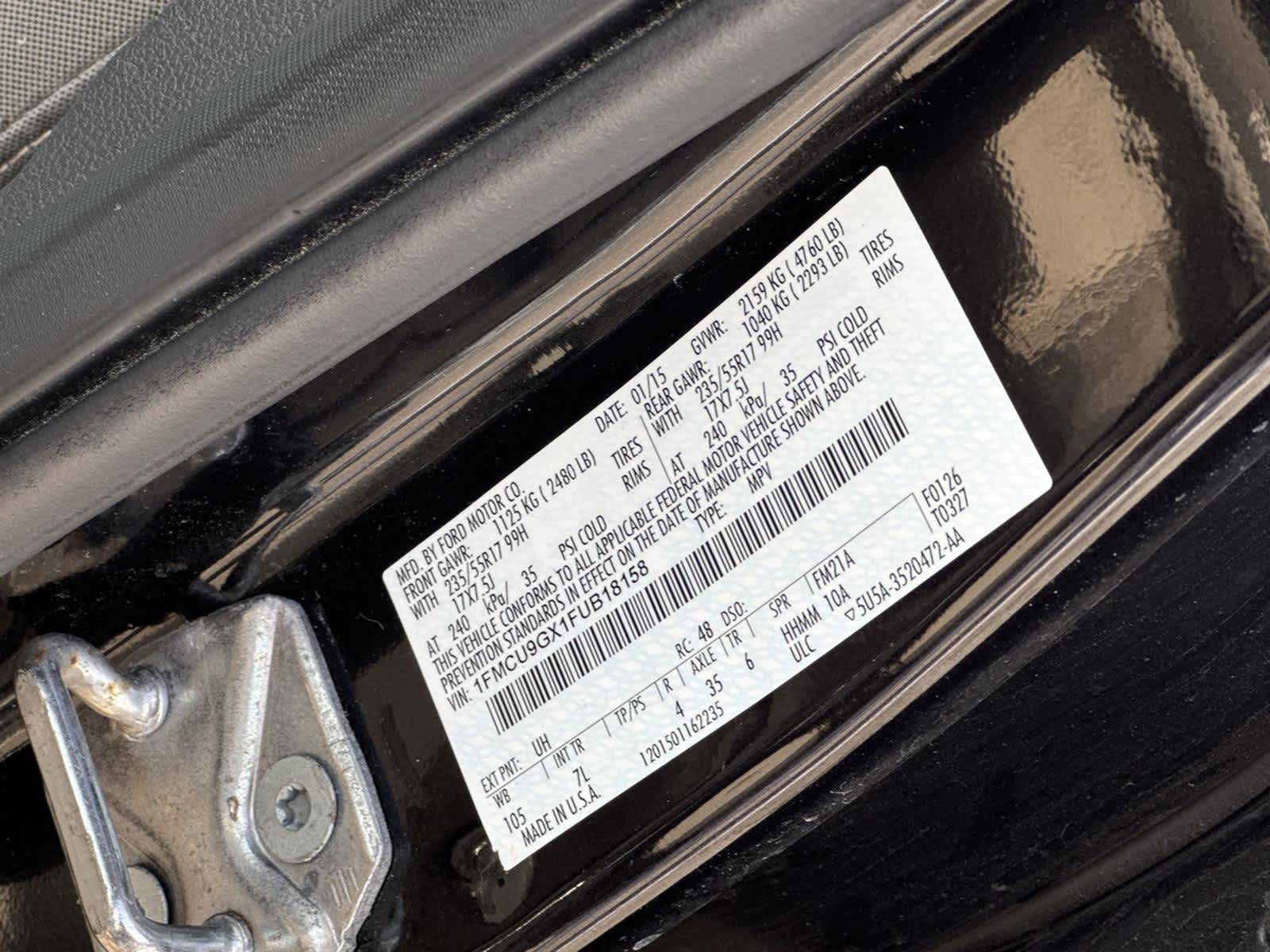 Thumbnail: 2015 Ford Escape - 30