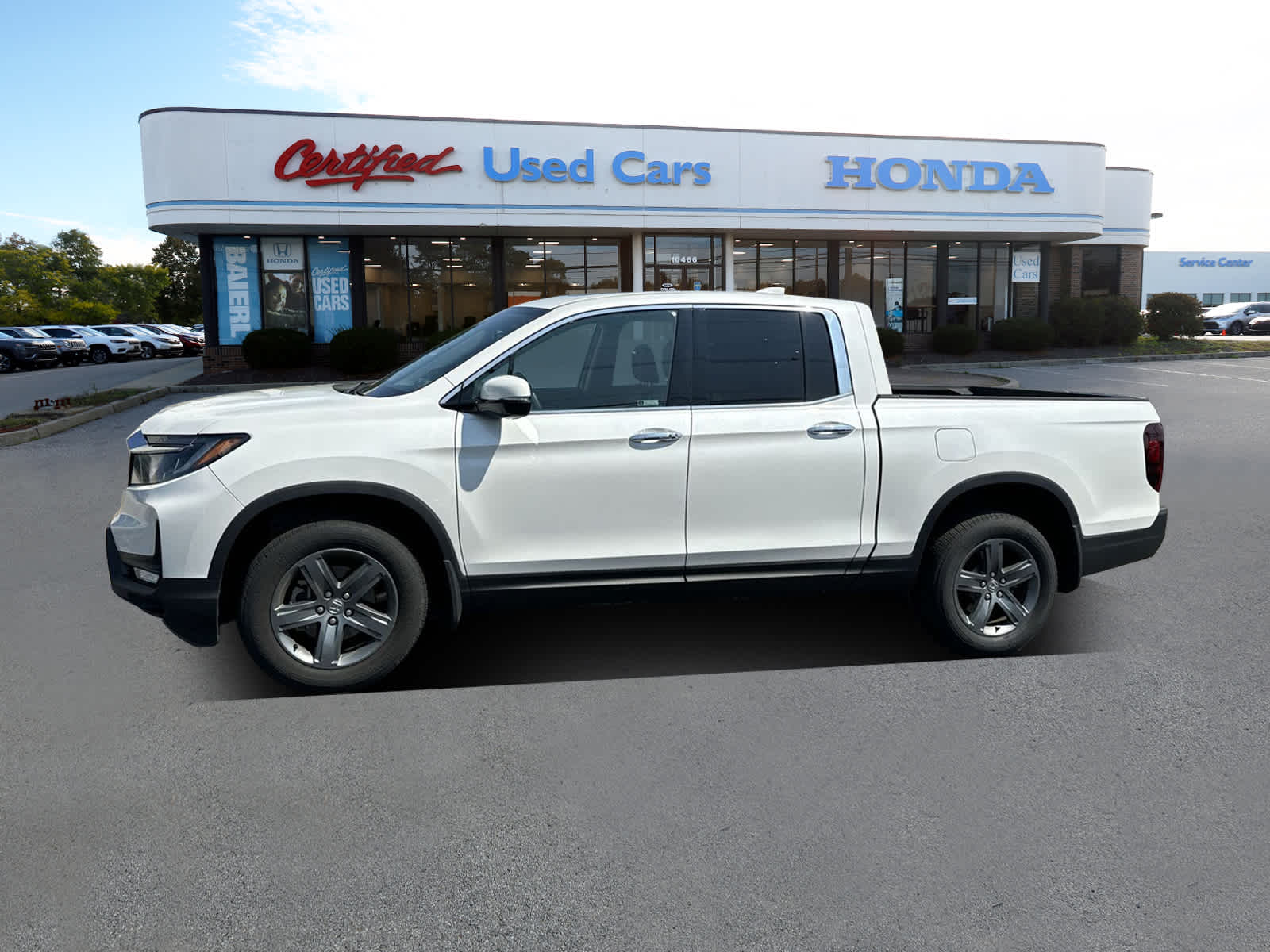 Certified 2021 Honda Ridgeline RTL-E with VIN 5FPYK3F76MB017869 for sale in Wexford, PA