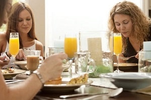 Enjoying Brunch