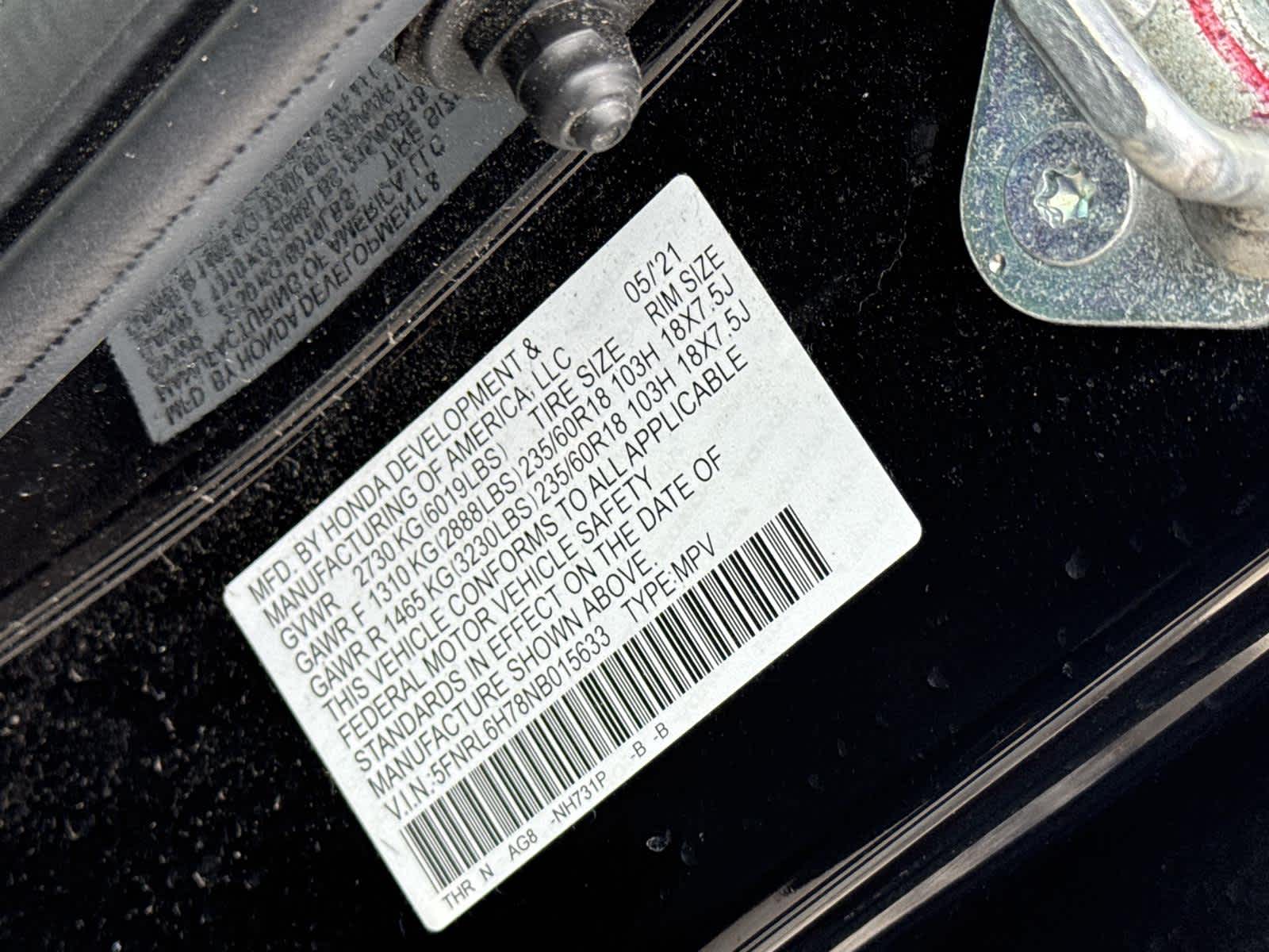 Thumbnail: 2022 Honda Odyssey - 31