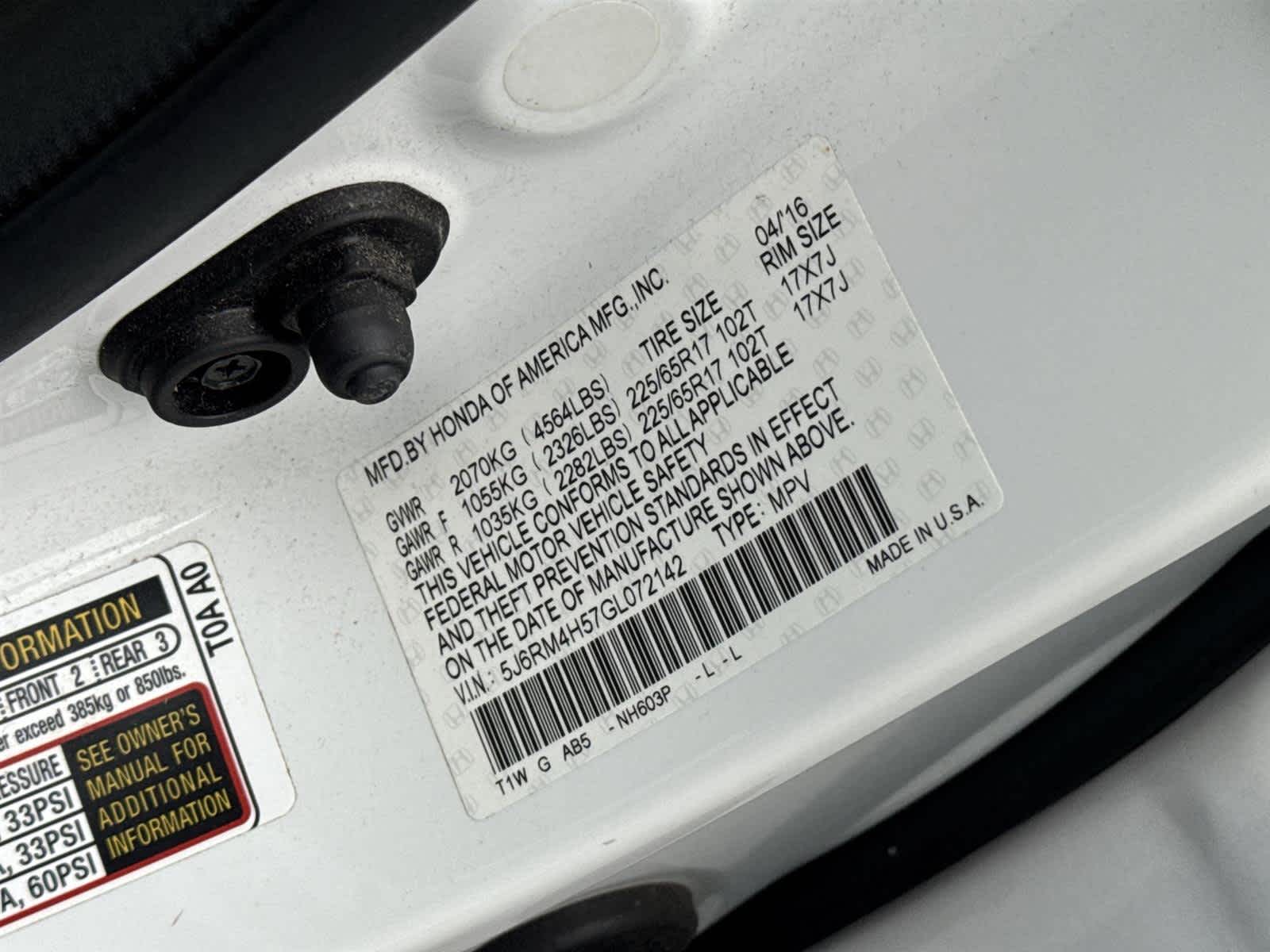 Thumbnail: 2016 Honda CR-V - 33