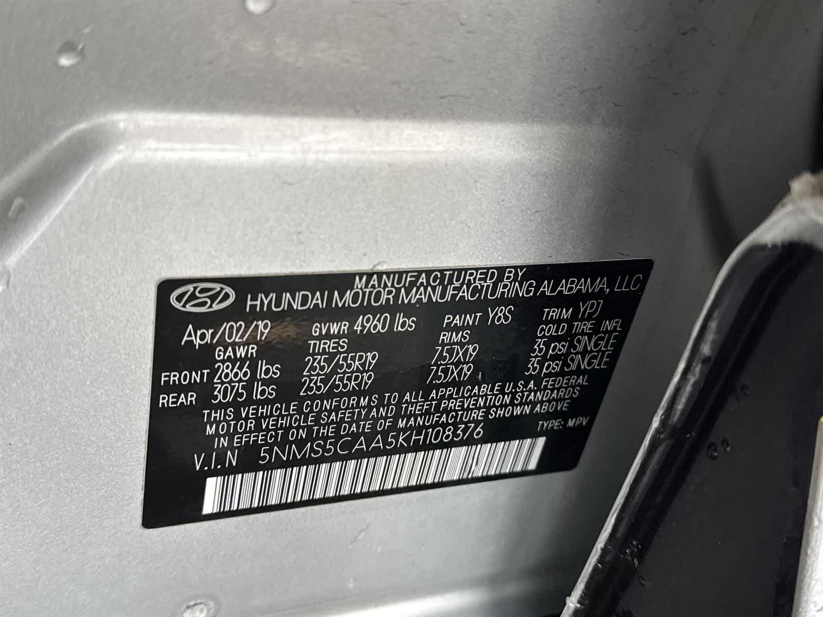 Thumbnail: 2019 Hyundai Santa Fe - 34