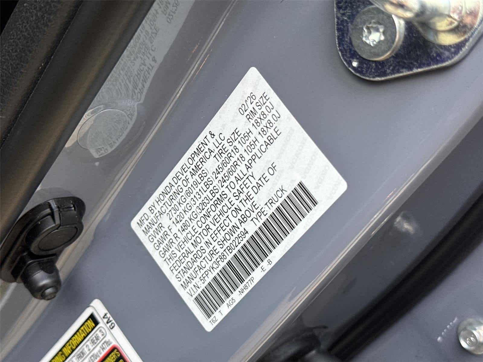 2026 Honda Ridgeline Black Edition - Photo 33