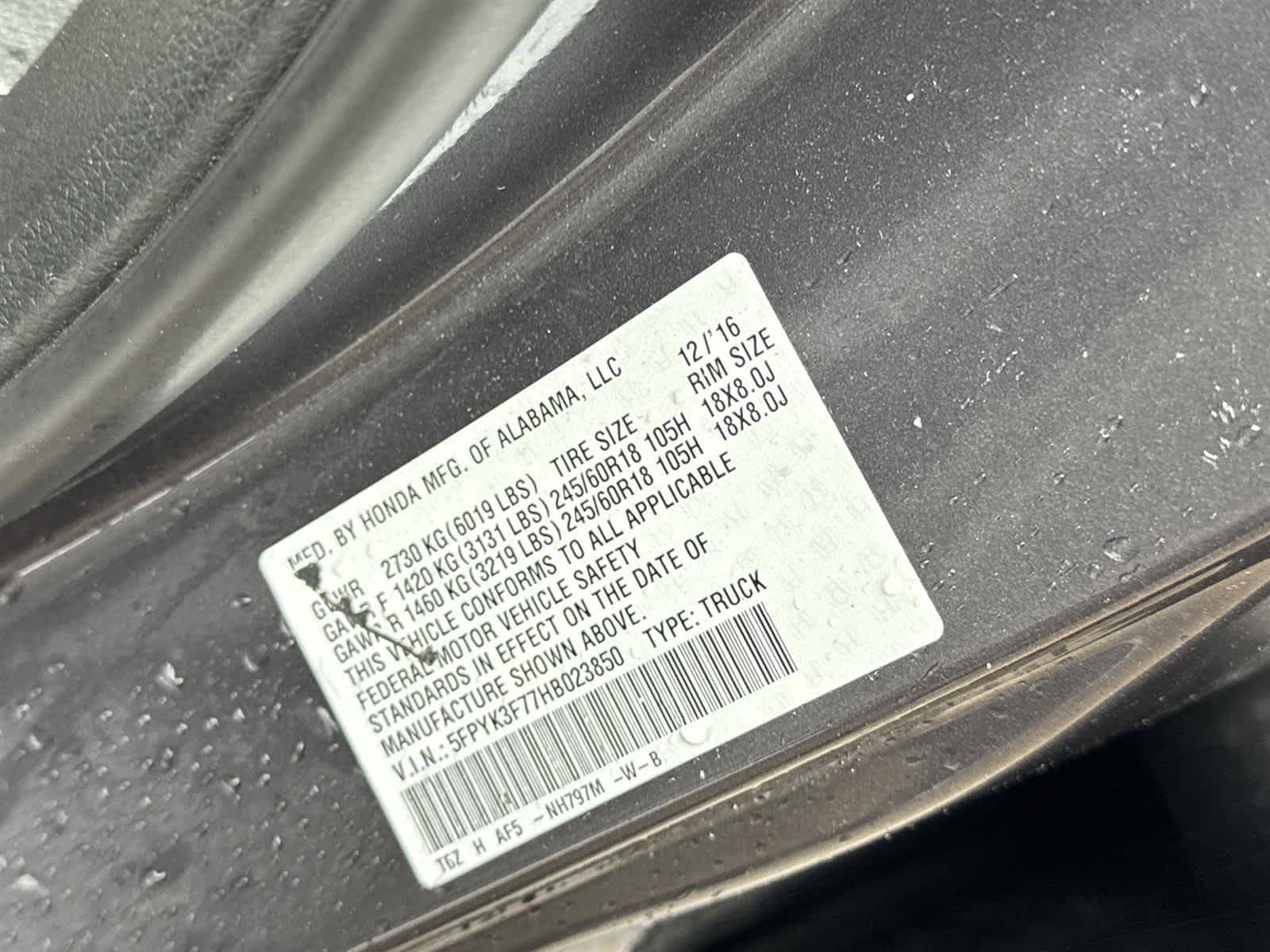 Thumbnail: 2017 Honda Ridgeline - 30