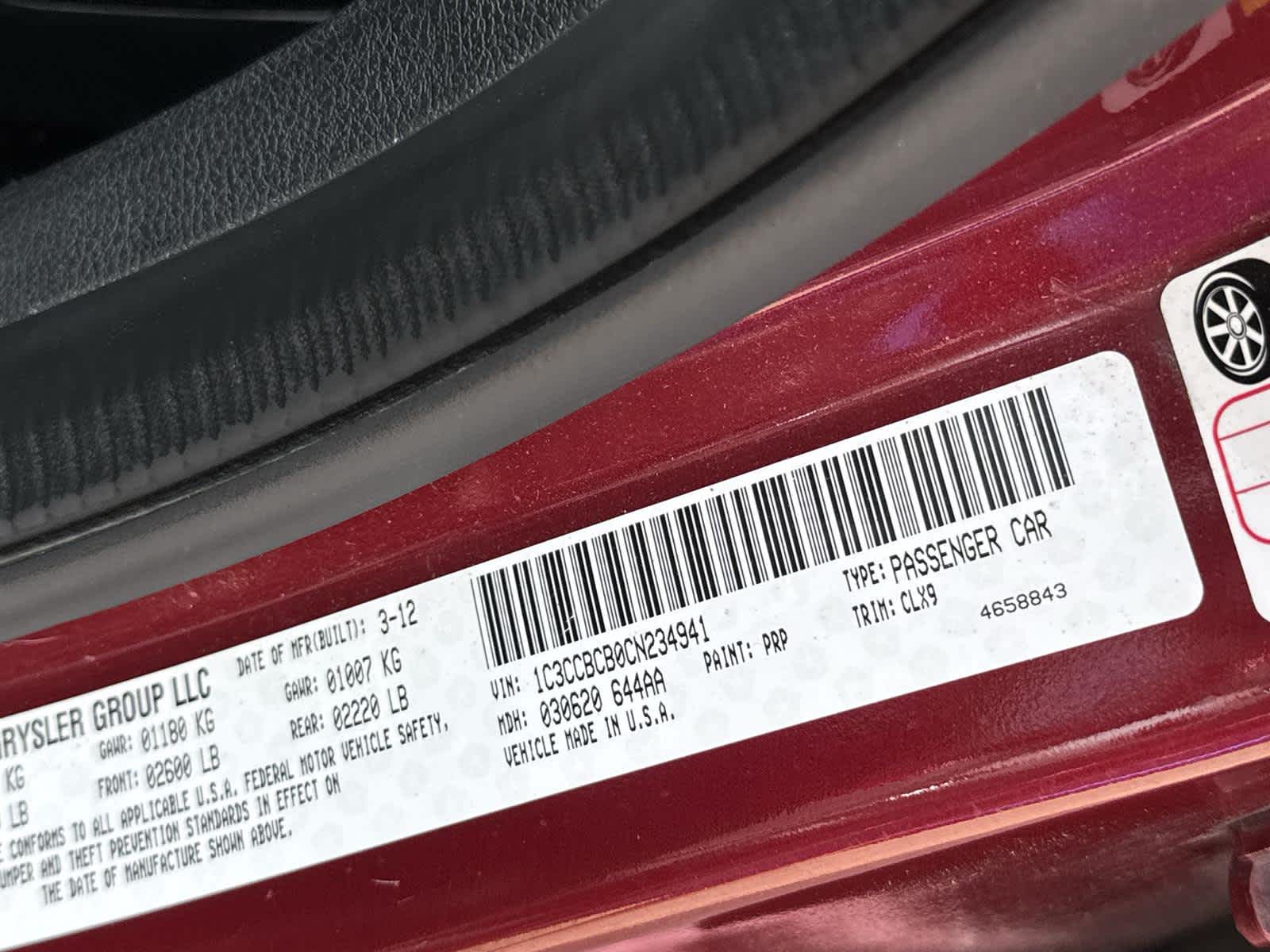 Thumbnail: 2012 Chrysler 200 - 30