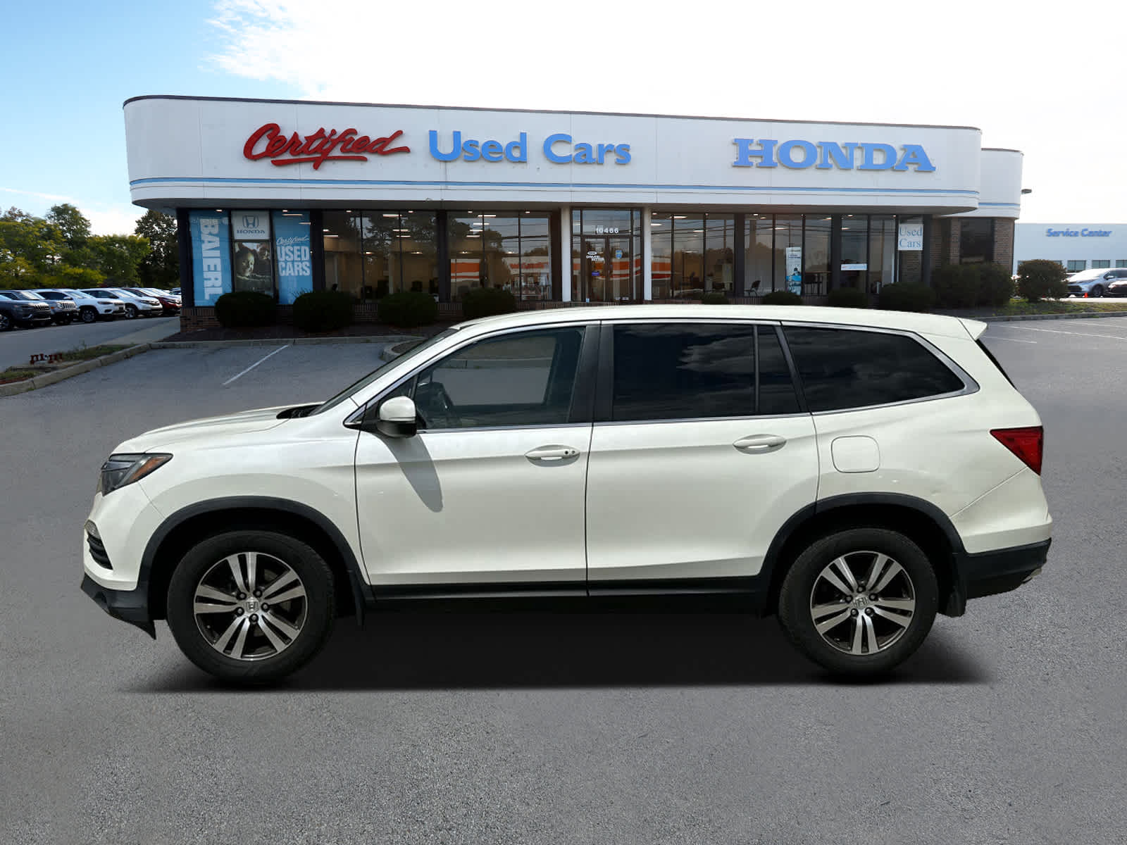 Used 2016 Honda Pilot EX-L with VIN 5FNYF6H52GB066727 for sale in Wexford, PA