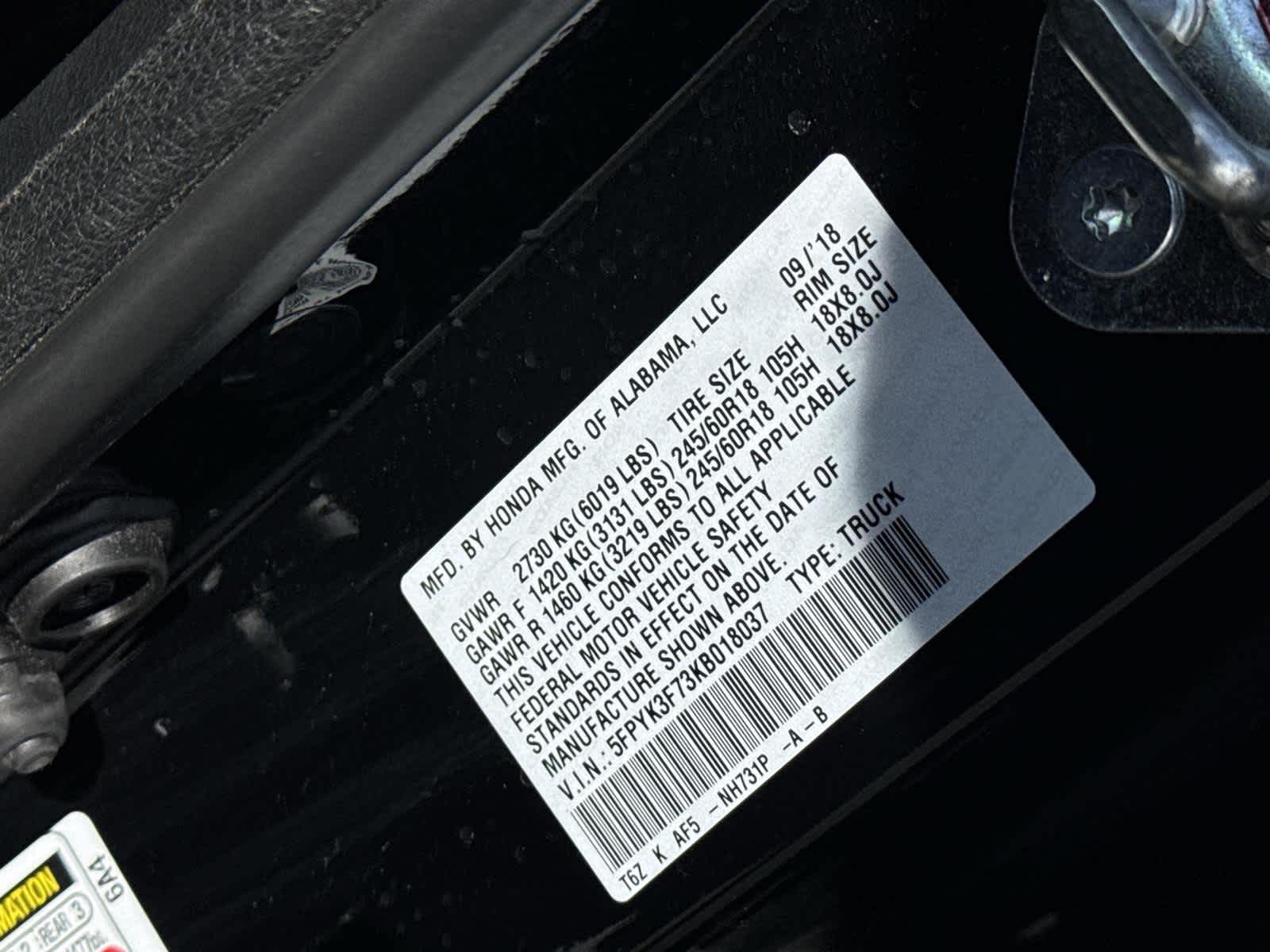 Thumbnail: 2019 Honda Ridgeline - 31