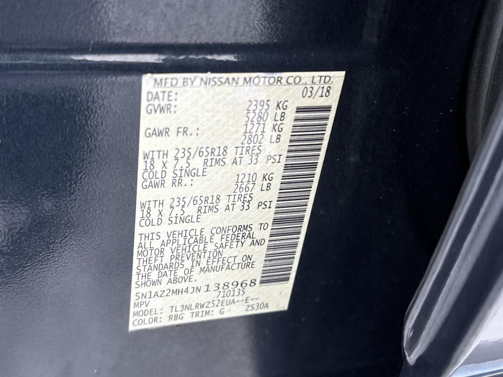 Thumbnail: 2018 Nissan Murano - 32