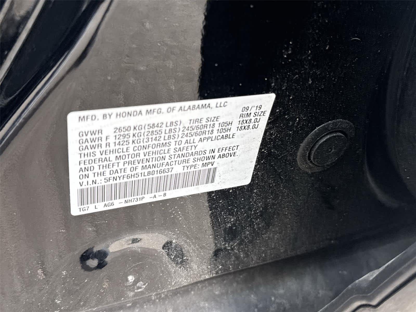 Thumbnail: 2020 Honda Pilot - 31