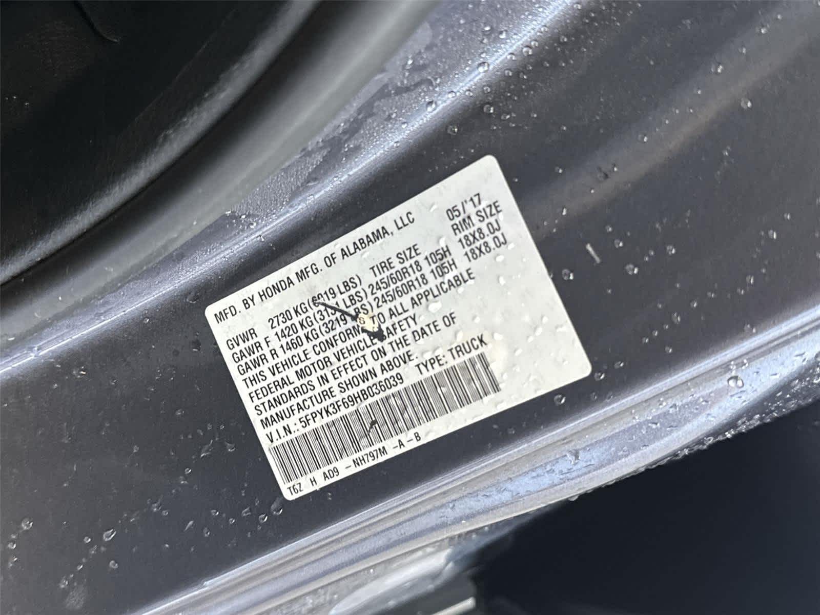 Thumbnail: 2017 Honda Ridgeline - 32