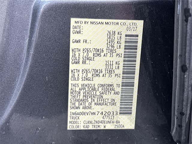 Thumbnail: 2017 Nissan Frontier - 21