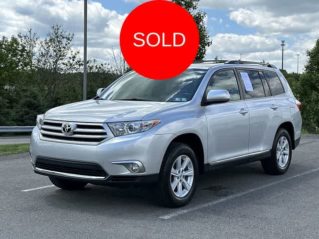 2012 Toyota Highlander SE -
                  Cranberry Township, PA