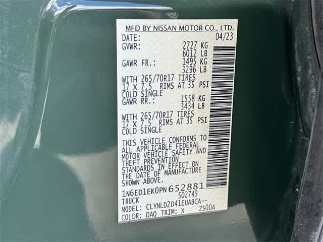 Thumbnail: 2023 Nissan Frontier - 21