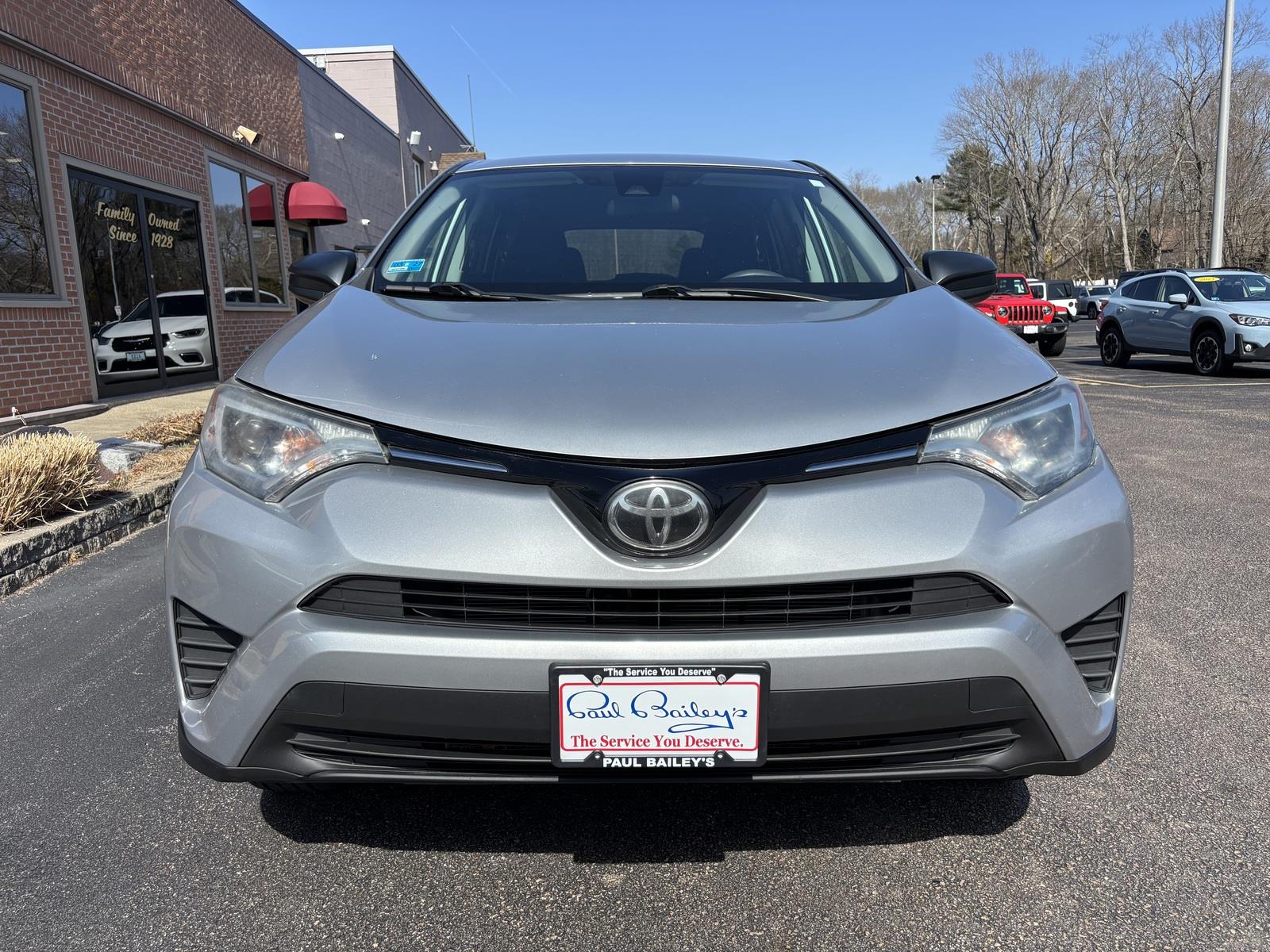 Used 2018 Toyota RAV4 LE with VIN 2T3BFREV6JW782611 for sale in North Kingstown, RI