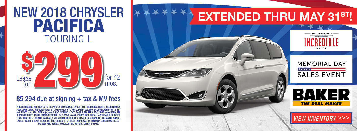 leasing a chrysler pacifica