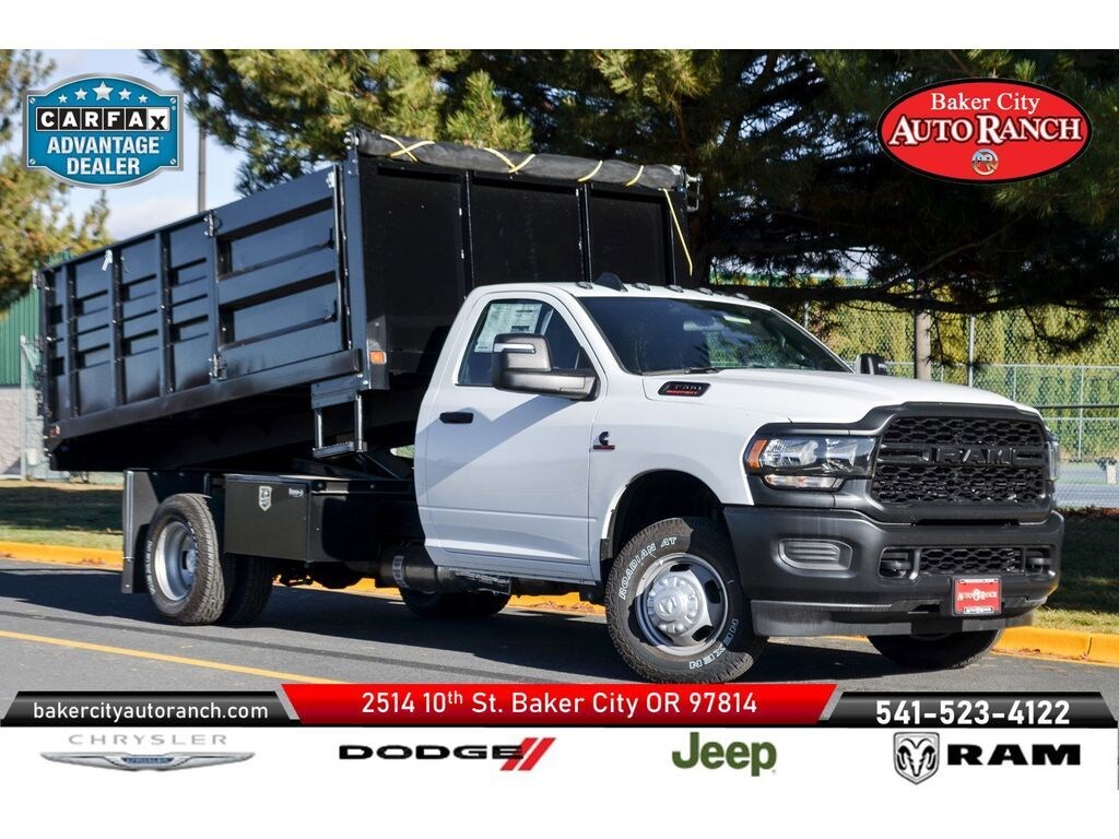 New 2023 Ram 3500 Chassis Cab 3500 TRADESMAN CHASSIS REGULAR CAB 4X4 84' CA Pickup