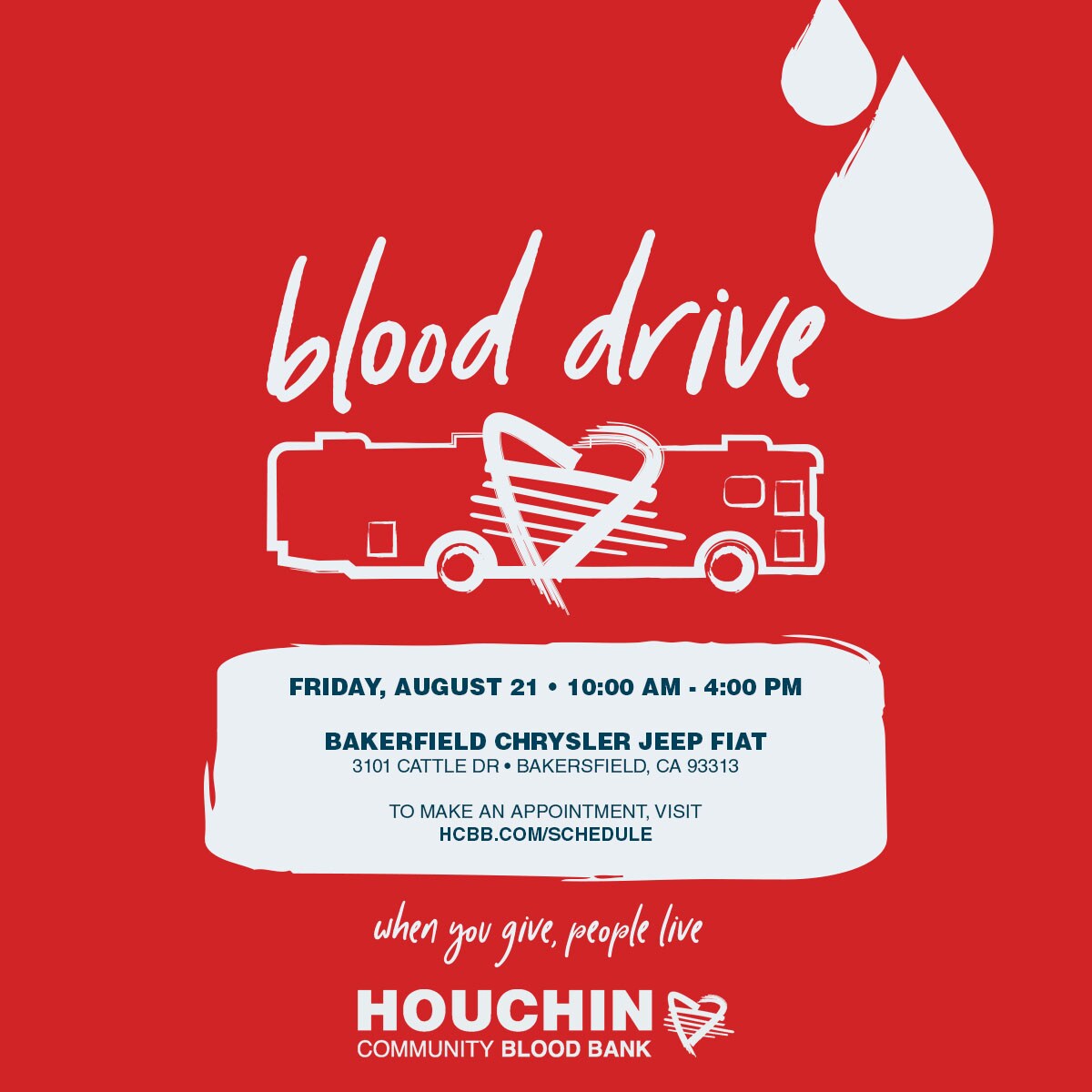 Houchin Community Blood Bank Blood Drive