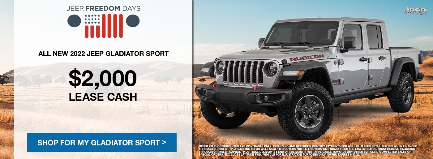 New 2022 Jeep Gladiator Sport