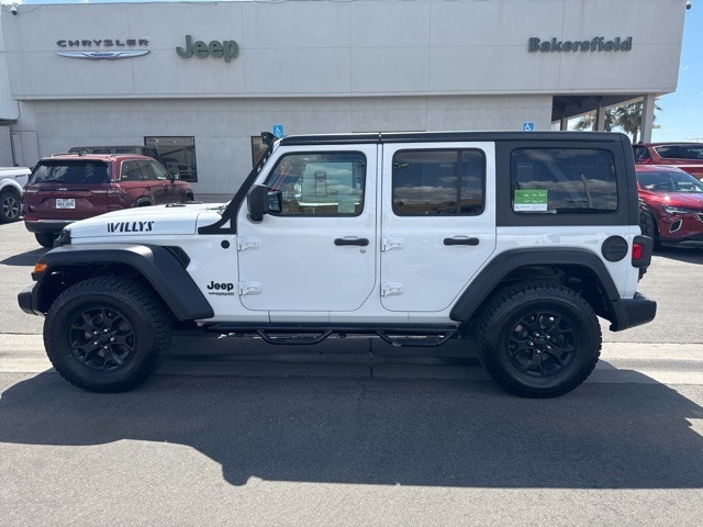 Certified 2020 Jeep Wrangler Unlimited Willys with VIN 1C4HJXDN7LW170355 for sale in Bakersfield, CA