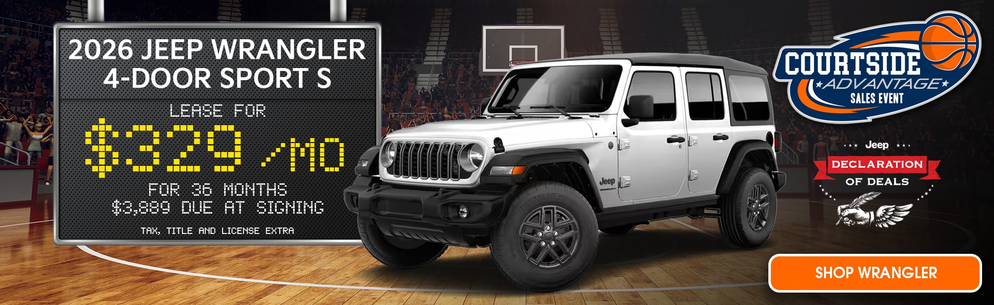 2026 JEEP WRANGLER 4-DOOR SPORT S