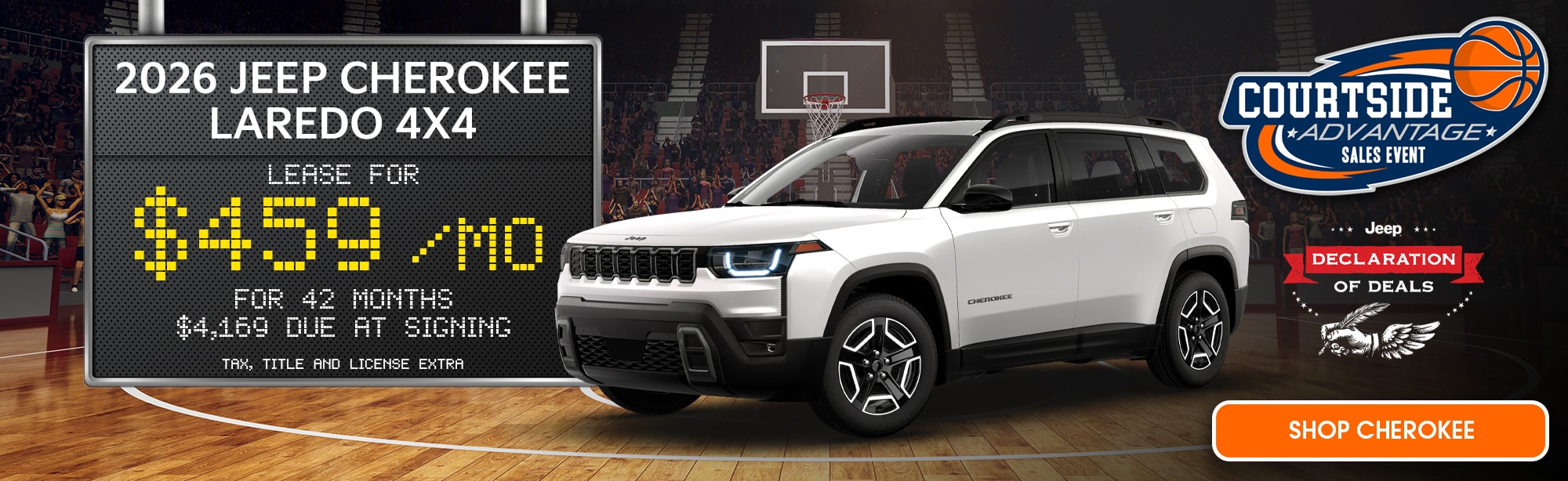 2026 JEEP CHEROKEE LAREDO 4X4