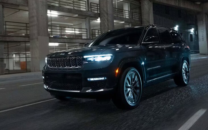 Black Jeep SUV