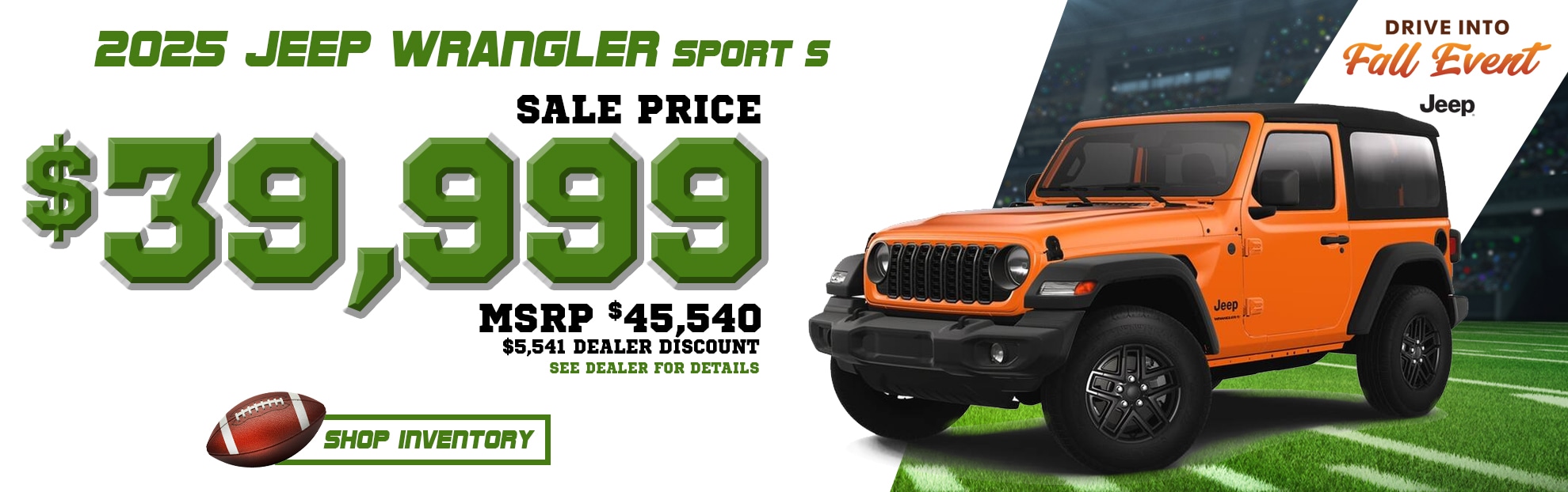 New 2025 Jeep Wrangler Sport S