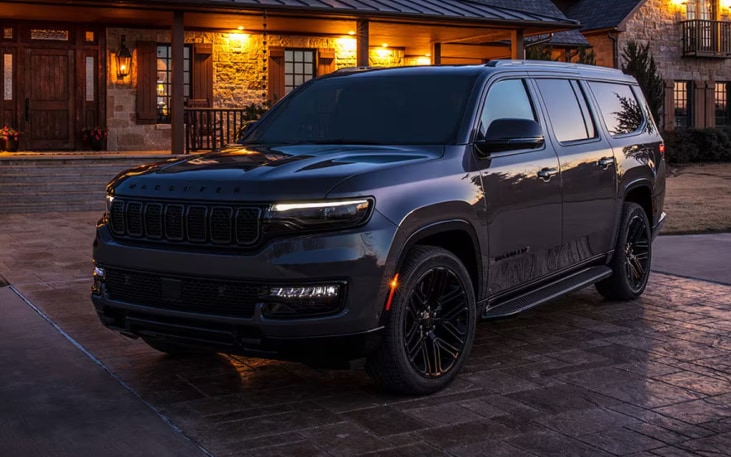 Black Jeep SUV