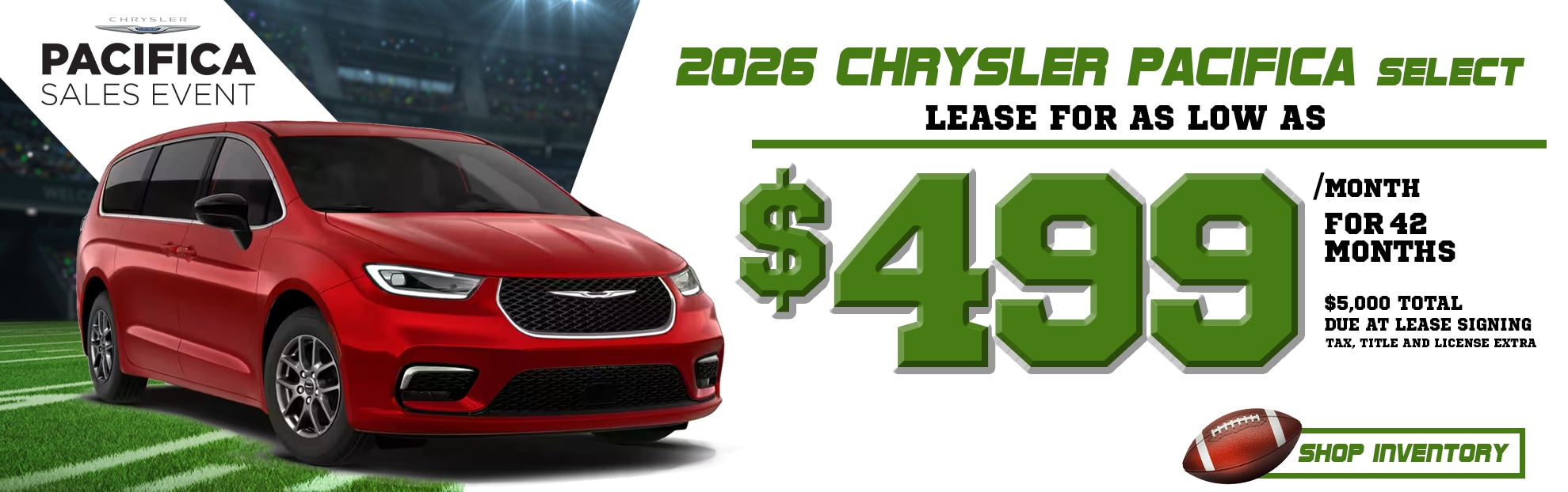 New 2026 Chrysler Pacifica Select