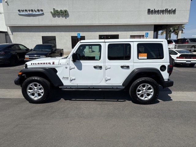 Certified 2021 Jeep Wrangler Unlimited ISLANDER with VIN 1C4HJXDN3MW665668 for sale in Bakersfield, CA