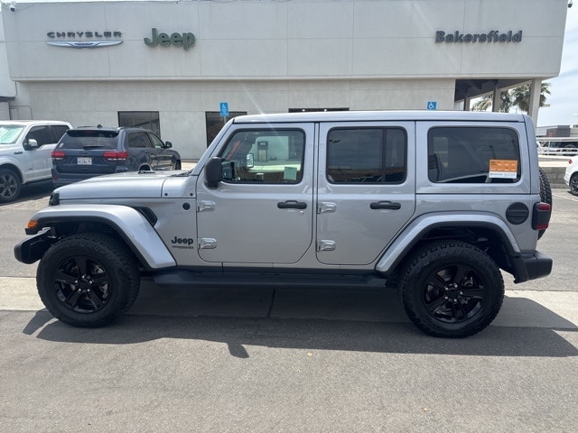 Certified 2021 Jeep Wrangler Unlimited Sahara Altitude with VIN 1C4HJXEN6MW718278 for sale in Bakersfield, CA