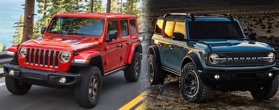 Jeep Wrangler vs Ford Bronco Comparison | Bakersfield Chrysler Jeep