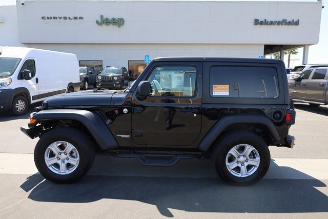 Certified 2021 Jeep Wrangler Sport S with VIN 1C4HJXAG9MW656897 for sale in Bakersfield, CA