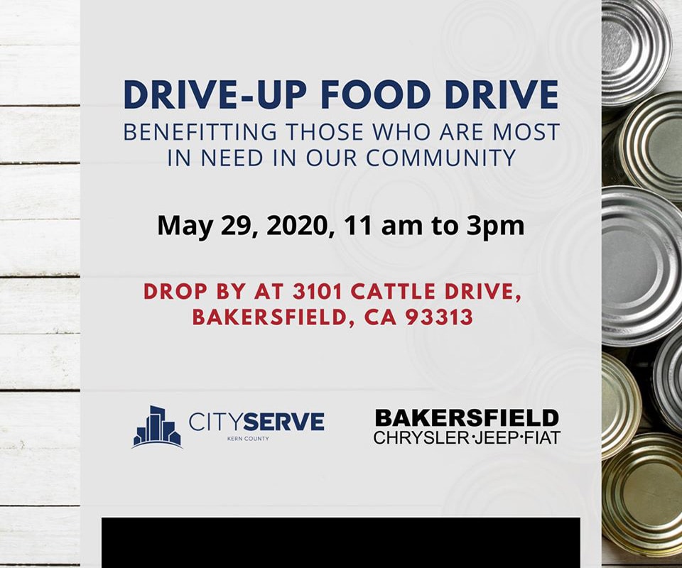 Drive-Up Food Drive Flyer