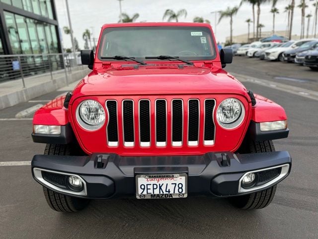 Used 2020 Jeep Wrangler Unlimited Sahara with VIN 1C4HJXEN1LW256808 for sale in Bakersfield, CA