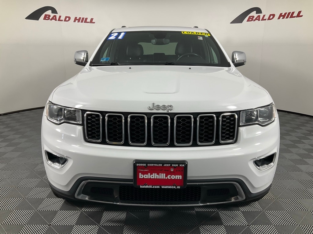 Certified 2021 Jeep Grand Cherokee Limited with VIN 1C4RJFBG7MC653219 for sale in Warwick, RI