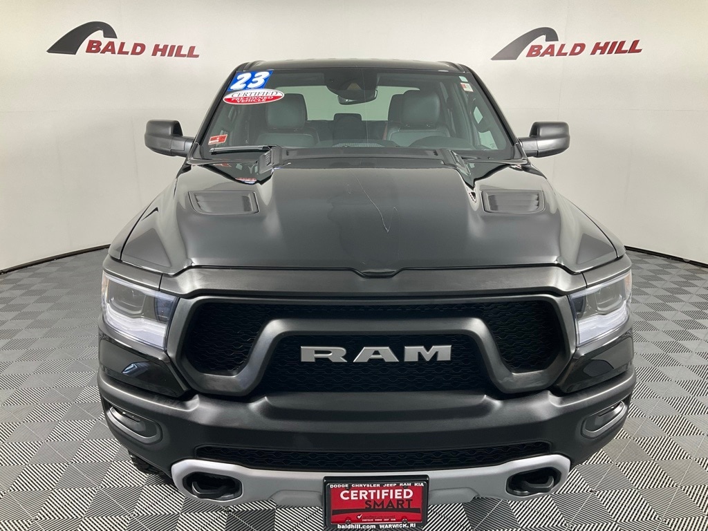 Certified 2023 RAM Ram 1500 Pickup Rebel with VIN 1C6SRFLT0PN567787 for sale in Warwick, RI