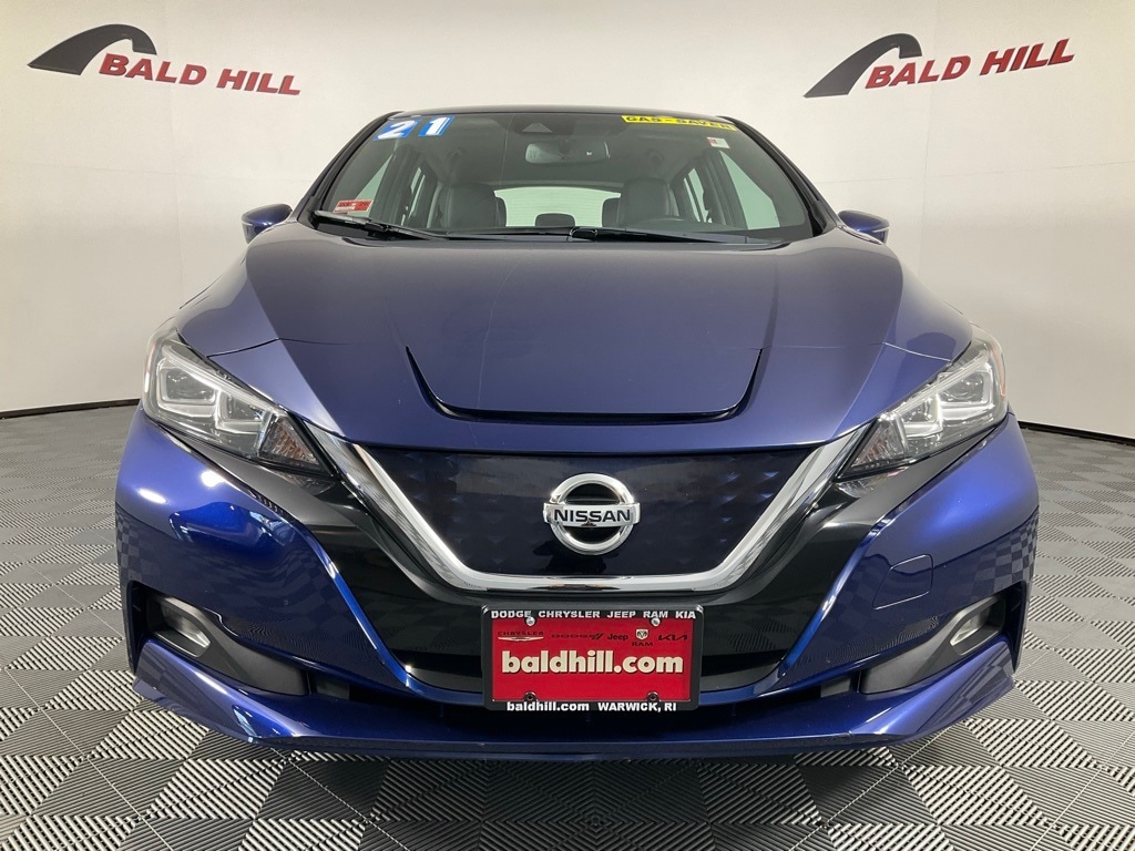 Used 2021 Nissan Leaf SL Plus with VIN 1N4BZ1DV6MC552705 for sale in Warwick, RI