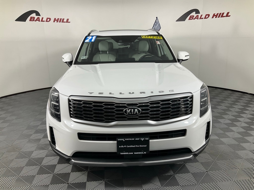 Certified 2021 Kia Telluride EX with VIN 5XYP3DHC9MG106636 for sale in Warwick, RI