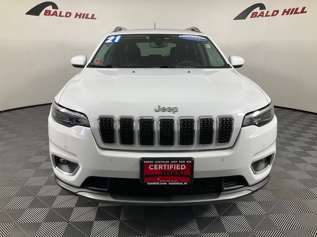 Certified 2021 Jeep Cherokee Limited with VIN 1C4PJMDX3MD219608 for sale in Warwick, RI