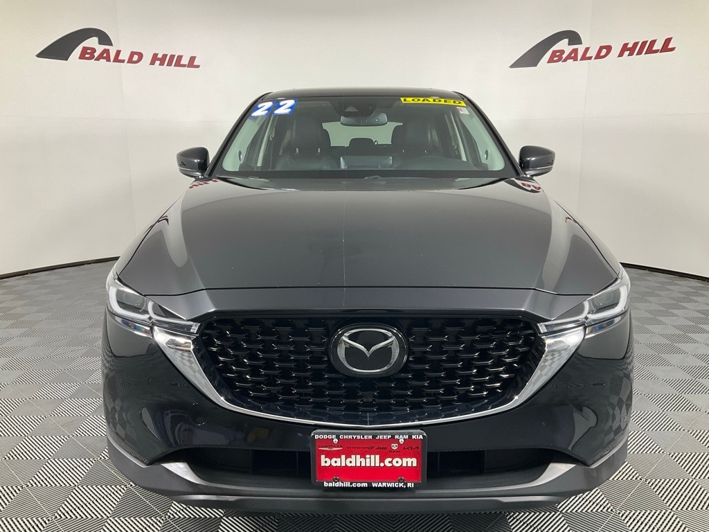 Used 2022 Mazda CX-5 S Premium package with VIN JM3KFBDMXN0546335 for sale in Warwick, RI