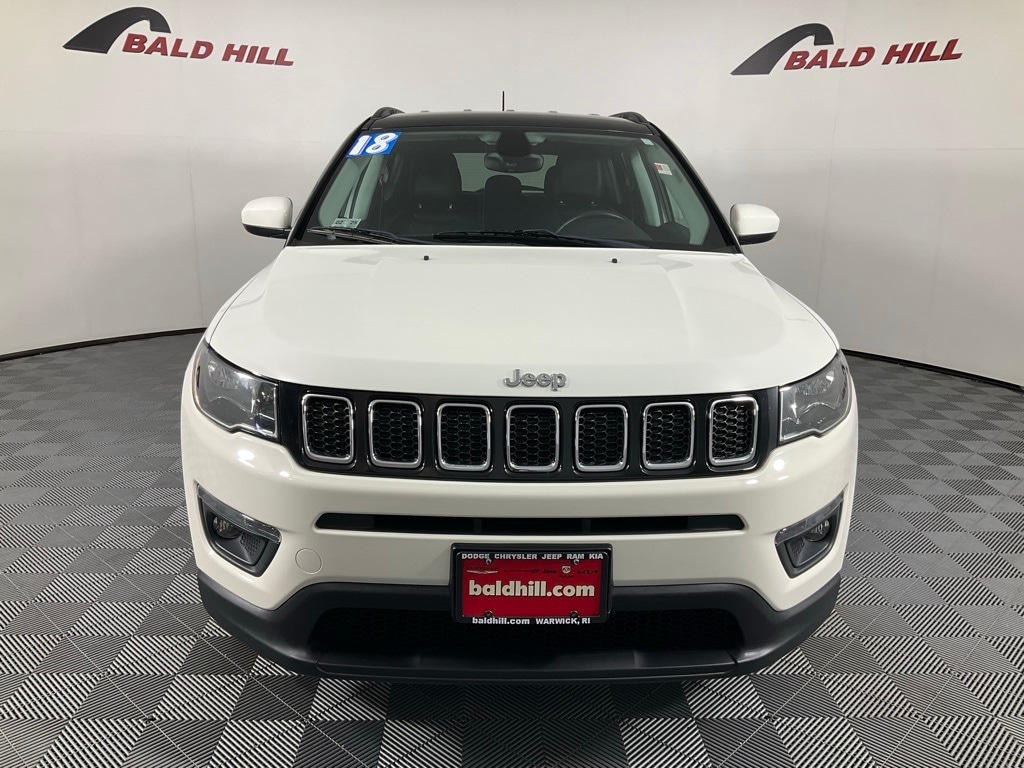 Used 2018 Jeep Compass Latitude with VIN 3C4NJDBB8JT349274 for sale in Warwick, RI