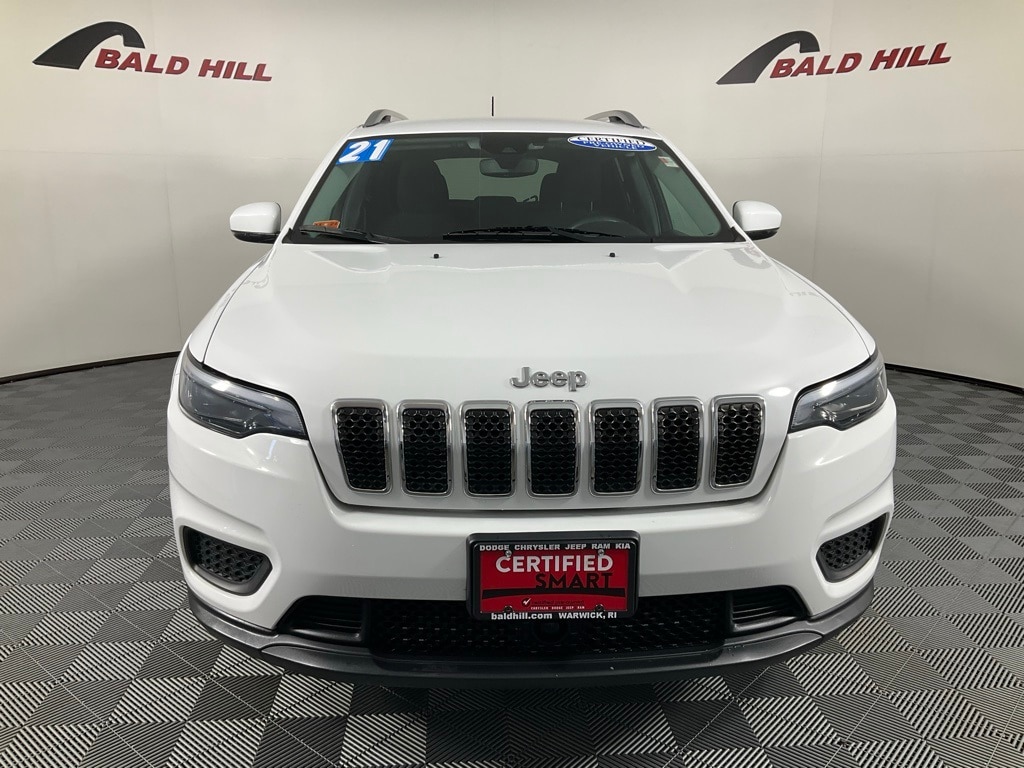 Certified 2021 Jeep Cherokee Latitude with VIN 1C4PJMCB6MD104720 for sale in Warwick, RI