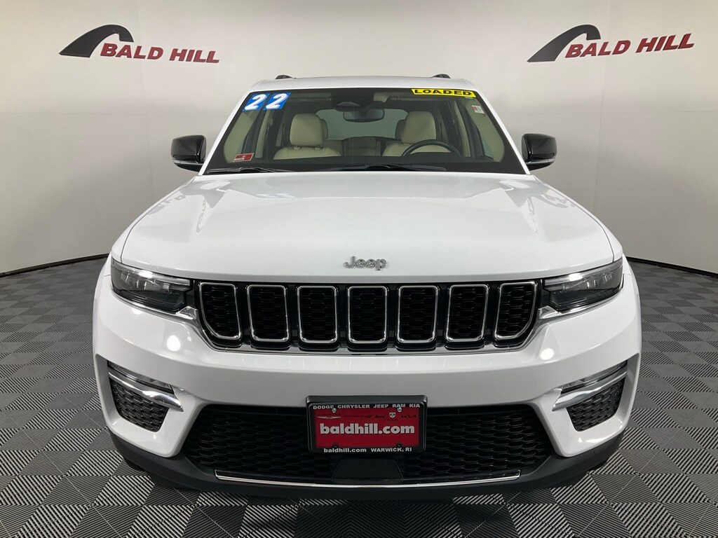Certified 2022 Jeep Grand Cherokee Limited with VIN 1C4RJHBG2N8594581 for sale in Warwick, RI