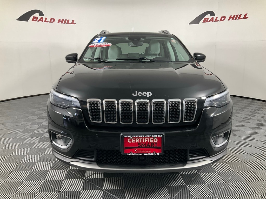 Certified 2021 Jeep Cherokee Limited with VIN 1C4PJMDN2MD167841 for sale in Warwick, RI