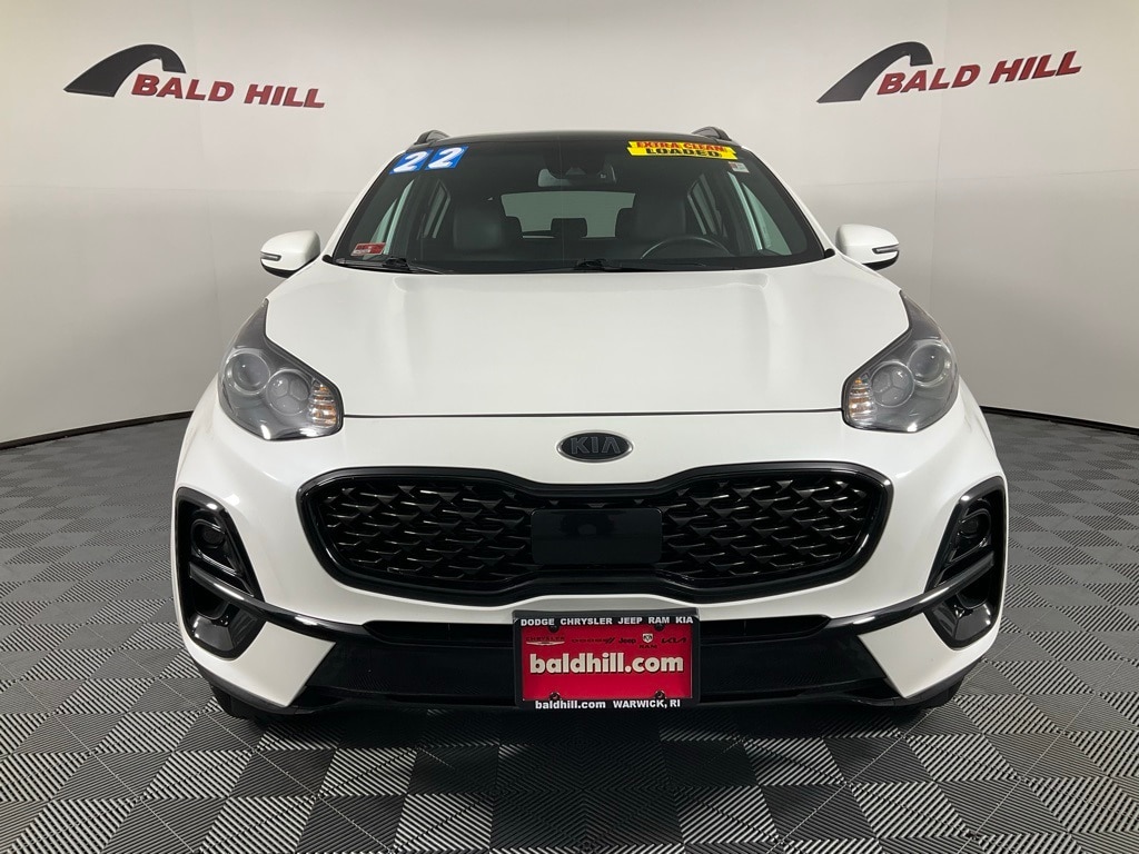 Certified 2022 Kia Sportage Nightfall with VIN KNDP6CACXN7016311 for sale in Warwick, RI