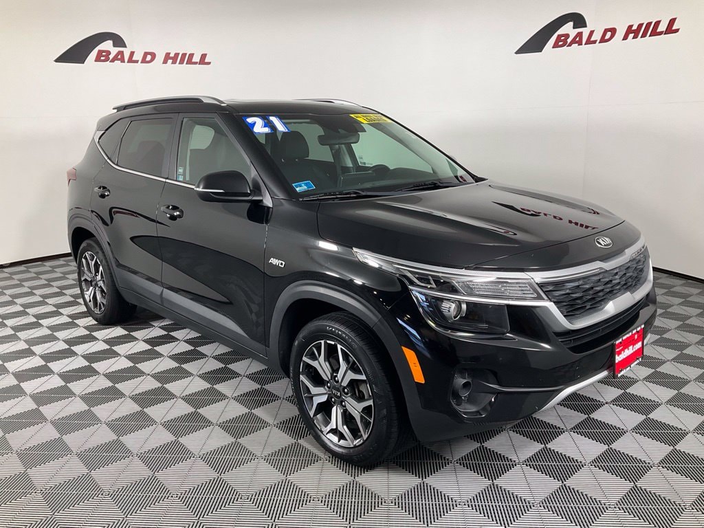 Used 2021 Kia Seltos EX with VIN KNDERCAA9M7106075 for sale in Warwick, RI